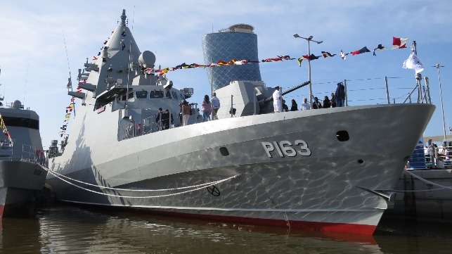 An Emirati patrol boat on display, 2025 (MZtourist / CC BY 4.0)